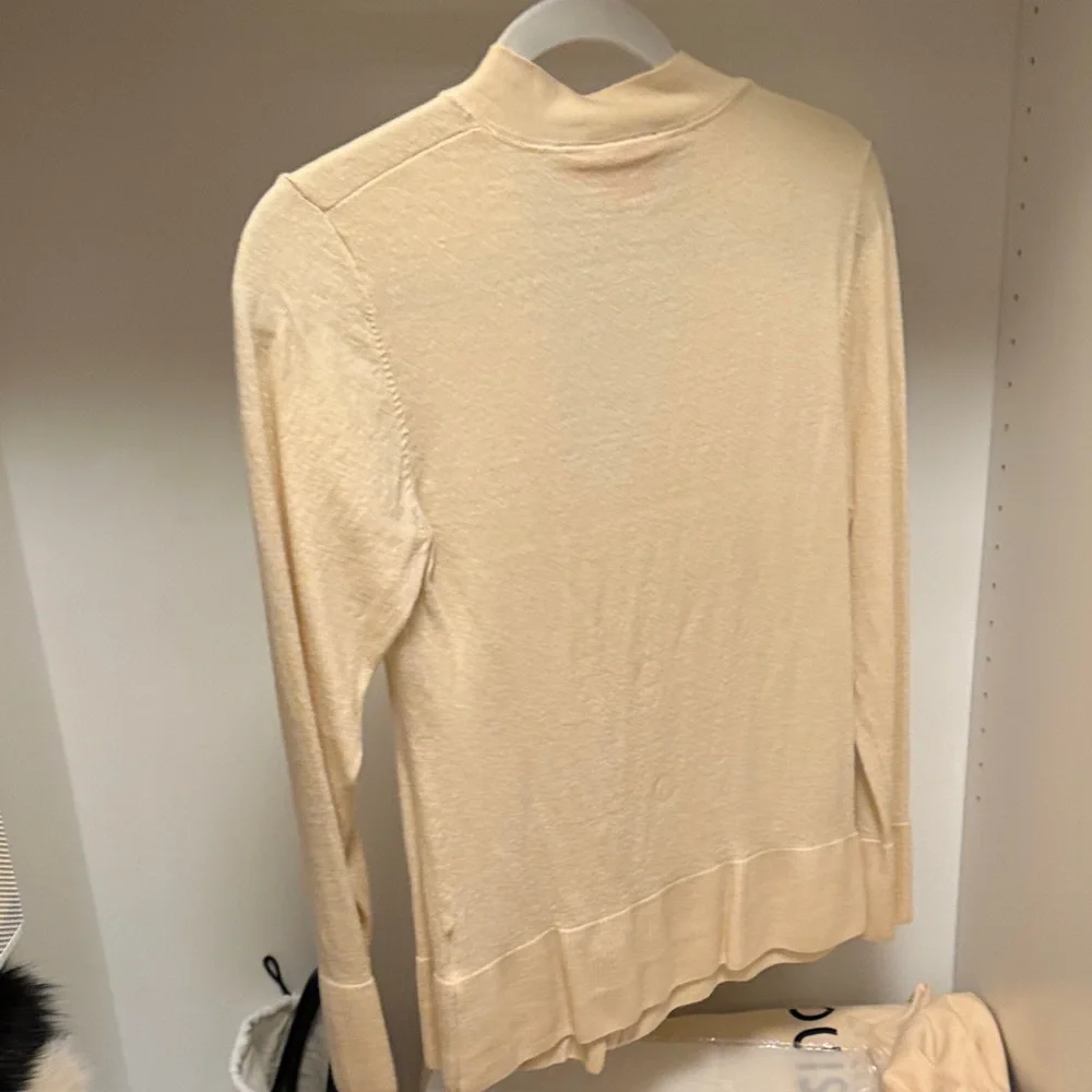 Tory Burch Ivory Button-Up Cardigan - Picture 3 of 3